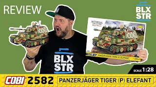 Kind of cheeky! COBI 2582 PANZERJÄGER TIGER (P) ELEFANT 💥1:28 ▶️ UNBOXING & REVIEW