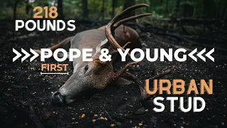 Urban Bow Hunter Tags First Pope & Young Buck! 218 Pound South Georgia Stud!