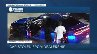 Car stolen from dealership