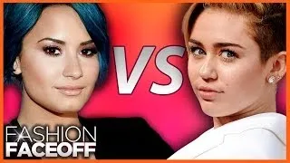 Miley Cyrus vs. Demi Lovato - Fashion Faceoff 2013