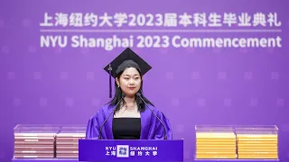 Speech by Sun Yunzhe ’23 | NYU Shanghai 2023 Commencement