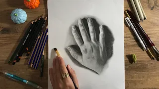 Gerçekçi El Nasıl Çizilir | Kolay Teknikler | Parmak Çizimi & Tırnak Çizimi | Grafit Kalemeler |
