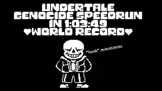 Undertale Genocide Speedrun in 1:03:49 (Former WR)