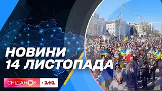 Звільнення Херсонщини, планові відключення та теракт у Стамбулі – новини на ранок 14 листопада