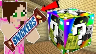 Minecraft: COLOR BOMB LUCKY BLOCK!!! (BURGER ON A STICK, SNICKERS, & MORE!) Mod Showcase