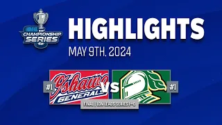 OHL Championship Highlights: Oshawa Generals @ London Knights - Game 1 - May 9th, 2024