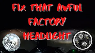 A New LED Motorcycle Headlight Will Solve Your Night Riding Issues