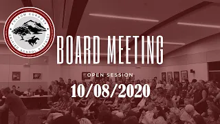 FCUSD Board Meeting 10/08/2020 - Open Session