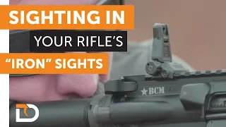 Daily Defense Season 2- EP 26: Sighting In Your Rifle's "Iron" Sights