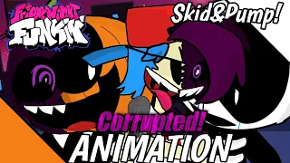 FRIDAY NIGHT FUNKIN CORRUPTED! (MINI-ANIMATION) SKID&PUMP/SPOOKY MONTH! #FNF #SKIDPUMP #SRPELO