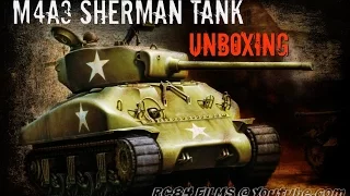 RC84Films: U.S M4A3 Sherman Tank Unboxing