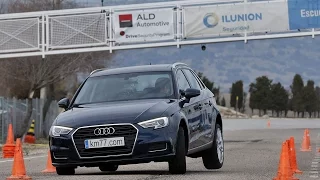 Audi A3 Sportback 2016 - Maniobra de esquiva (moose test) y eslalon | km77.com