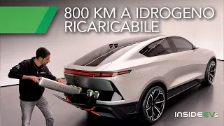 Pininfarina NAMX HUV, l'auto a IDROGENO RICARICABILE