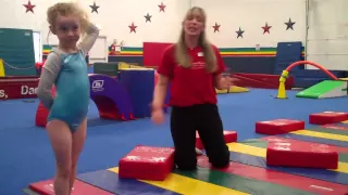 5/6 Beginner Gymnastics Class Using the Original Block at Patti's All-American