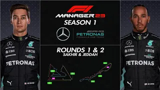 F1 Manager 23 Career: Season 1 - Rounds 1 & 2 [Mercedes AMG]