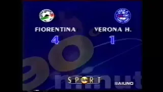 1999-00 (3a - 19-09-1999) Fiorentina-Verona 4-1 [Batistuta 3,Chiesa,Melis] Servizio 90°Minuto Rai1