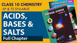 #Acids,Bases and Salts Full Chapter | Explanation in Telugu | AP &TS Syllabus  | Class10 P.S