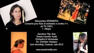 M. WEINBERG (М. Вайнберг) Flute concerto N°1, S.Tilly, flute  I - Allegro