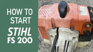 How to Cold Start a STIHL FS 120, 200 or 250 Weed Eater