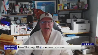 Tom Skilling joins WGN's Weekend Morning News -- and he's quite comfortable