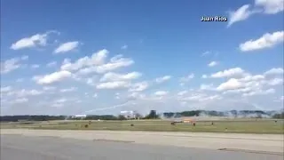 Official: Pilot dies in crash during performance at airshow