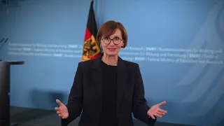 Grußwort der Bundesministerin für Bildung und Forschung, Bettina Stark-Watzinger