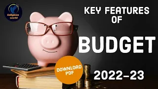 Key Features of BUDGET 2022-23 (The union Budget of INDIA)