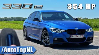 354HP BMW 330e F30 REVIEW on AUTOBAHN [NO SPEED LIMIT] by AutoTopNL