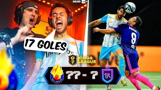 RECORD DE GOLES EN UN PARTIDO DE LA KINGS LEAGUE | SAIYANS VS 1K - TheGrefg