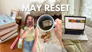 MAY MONTHLY RESET 🌱☀️ refection, goal setting, starting 75 hard