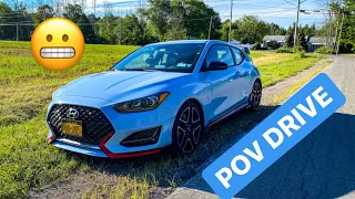Veloster N POV DRIVE! // Acceleration, Handling, N Mode, Exhaust Sounds!