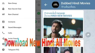 How to download all Hindi movie from telegram  make by download link.