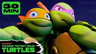 30 MINUTES of Mikey and Donnie's BEST Bro Moments 🧡💜 | Teenage Mutant Ninja Turtles