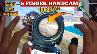 PUBG MOBILE 6 Finger Handcam #4 | iPad 7th Gen. Gameplay | ipad 10.2 Balanced+Extreme Test 🍎