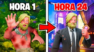 Jugué Fortnite por 24 HRS SEGUIDAS!