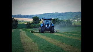 AGROPEX Sklabiná - Druhé kolo senáží 2020 // Grass silage part 2 ( Krone, New holland, Tatra & Škoda