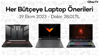 Her Bütçeye Laptop Önerileri (19 Ekim 2023 - Dolar: 28,01TL) 9000-130000TL Arası Laptop Tavsiyeleri