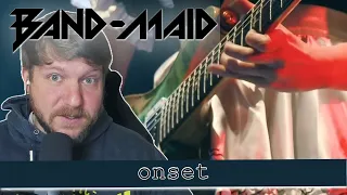 Japanese Rock? Never heard of it  BAND-MAID / onset [FIRST TIME REACTION]