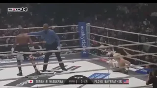 The end of Mayweather vs Tenshin