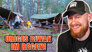 Das ist GENAU MEIN DING! - Uriges Biwak im Wald mit den Naturensöhnen | Fritz Meinecke reagiert