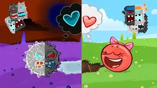 RED BALL 4 : ALL 5 EVIL BOSSES BALL & EVIL MIX 'BOSS BALL 3' gameplay