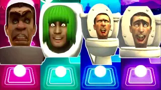 Scibidi Toilet 🆚 Scibidi Toilet 🆚 Scibidi Toilet 🆚 Scibidi Toilet | Tiles Hop EDM Rush