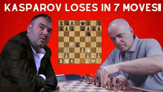 Garry Kasparov Loses in 7 Moves!! Grand Chess Tour Croatia Rapid and Blitz 2021