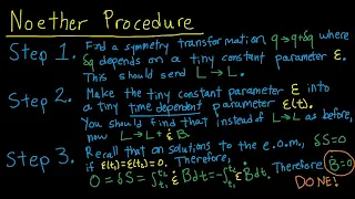 Noether's Theorem Explained (Part 4/6) - Proof