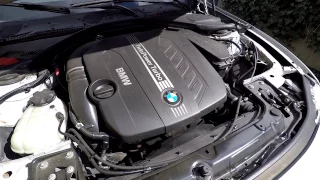 BMW 330d 2014 engine start and sound 3.0d 190kW