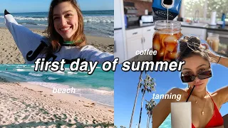 VLOG ★ my first day of summer break 🦋🌞🌊