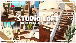 Aesthetic Studio Loft Apartment I No Advanced Placing I Bloxburg Speedbuild and Tour I iTapixca