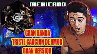 Mexicano Reaccionando   La Renga Triste Canción de Amor ( Canción de México la cantan Espectacular )