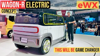 Maruti Suzuki Wagon-R Electric Concept (eWX) Walkaround - The Real Game Changer ?