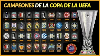 UEFA CUP CHAMPIONS and FINALS (1972-2009) 🏆 1st part